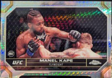Manel Kape 2024 Topps Chrome UFC Base #119 Prism Refractor