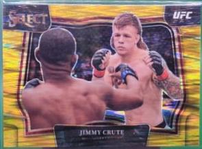 Jimmy Crute 2023 Panini Select UFC Octagonside #231 Gold Flash