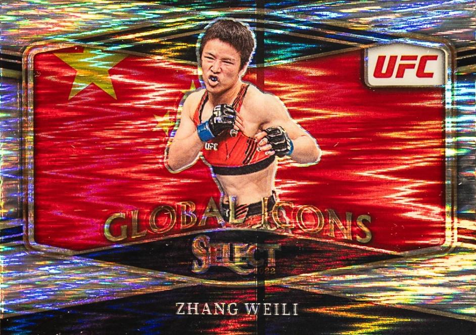 Zhang Weili 2022 Panini Select UFC Global Icons #21 Flash