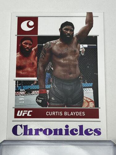 Curtis Blaydes 2022 Panini Chronicles UFC Base Chronicles #6 Purple