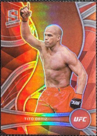Tito Ortiz 2022 Panini Chronicles UFC Base Spectra #381 Red