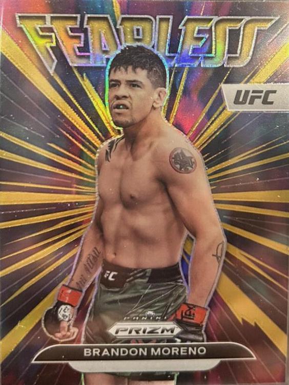 Brandon Moreno 2023 Panini Prizm UFC Fearless #1 Gold