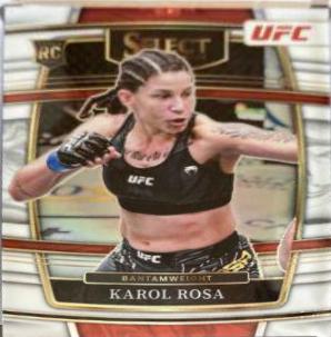 Karol Rosa 2022 Panini Select UFC Concourse #3 White