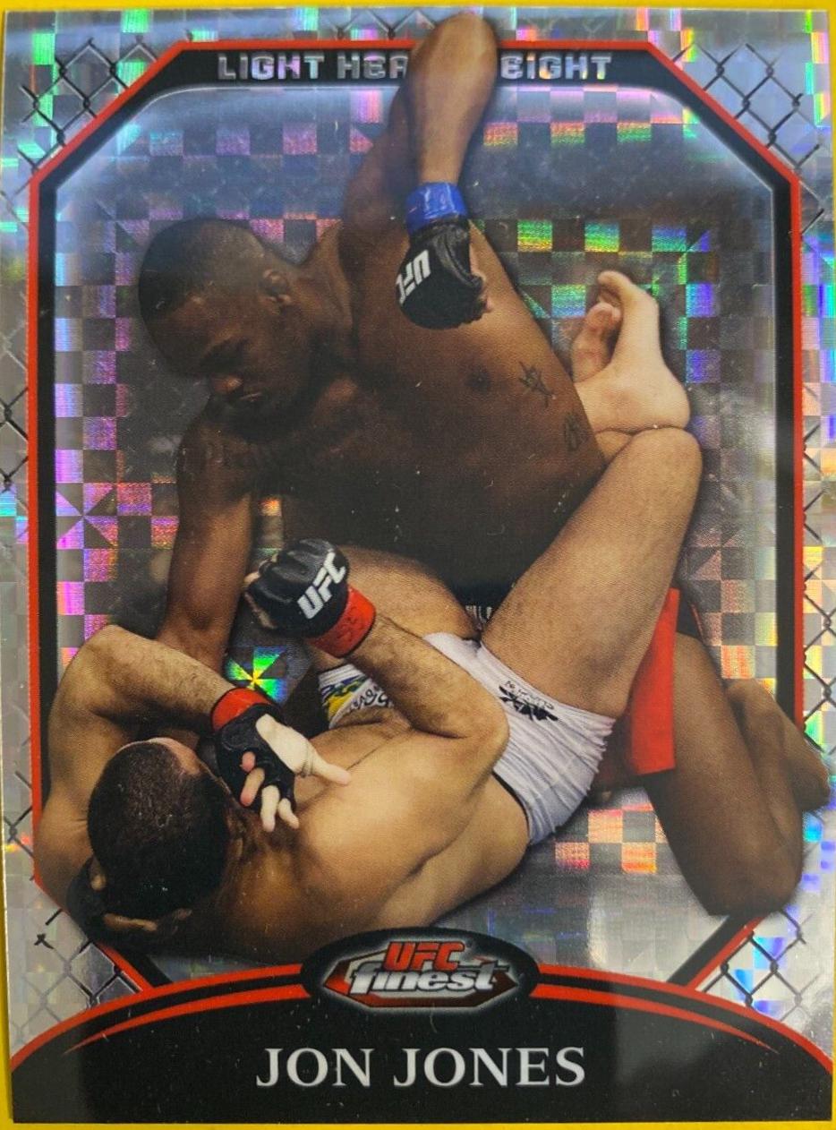 Jon Jones 2011 Topps Finest UFC Base #83 Xfractor