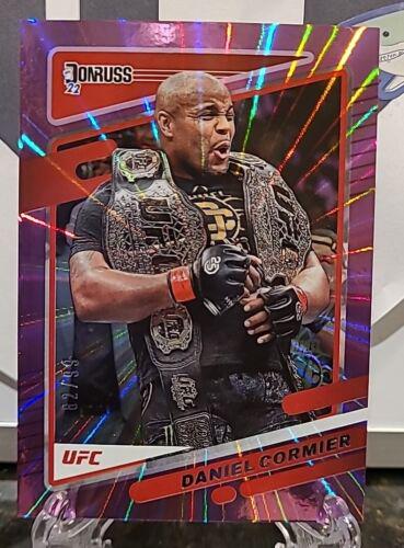 Daniel Cormier 2022 Panini Donruss UFC Base #178 Purple Laser