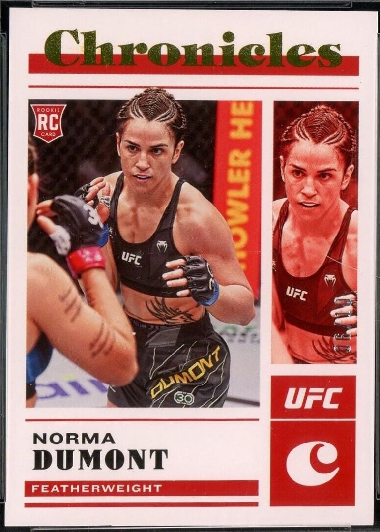 Norma Dumont 2023 Panini Chronicles UFC Base Chronicles #85 Gold