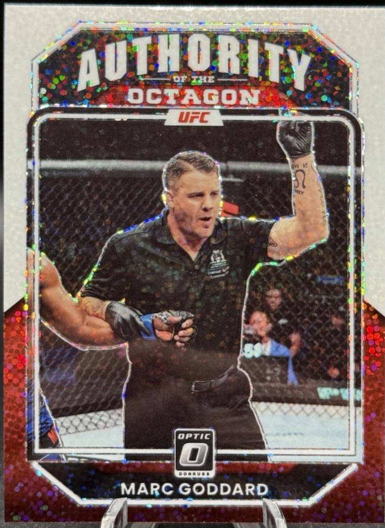 Marc Goddard 2023 Panini Donruss Optic UFC Base #147 White Sparkle