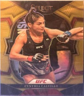 Cynthia Calvillo 2023 Panini Select UFC Concourse #22 Gold