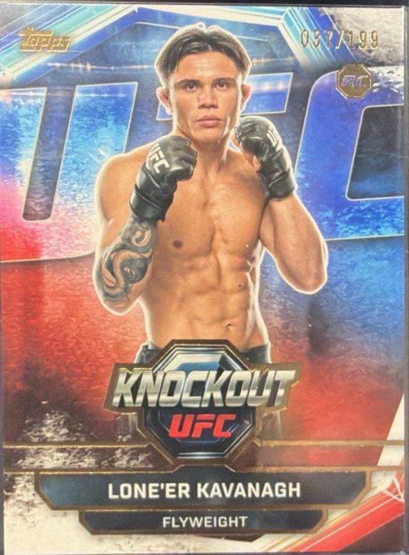 Lone'er Kavanagh 2026 Topps Knockout UFC Base #88 Gold