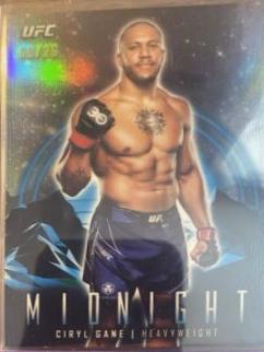 Ciryl Gane 2024 Topps Midnight UFC Base #51 Moonrise