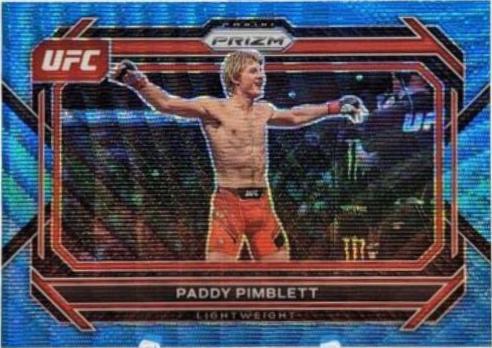 Paddy Pimblett 2023 Panini Prizm UFC Base #87 Blue Wave
