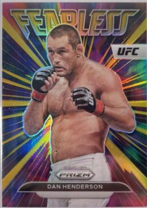 Dan Henderson 2023 Panini Prizm UFC Fearless #14 Gold