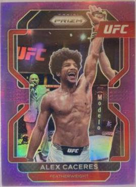 Alex Caceres 2022 Panini Prizm UFC Base #117 Purple