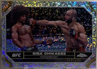 Giga Chikadze 2024 Topps Chrome UFC Base #69 Speckle Refractor
