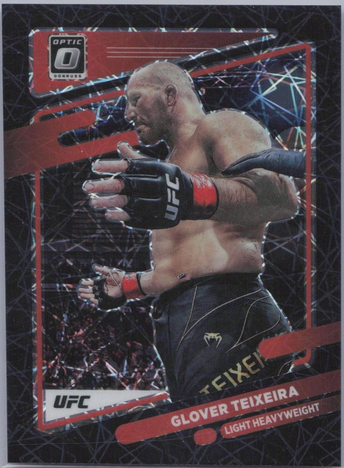 Glover Teixeira 2022 Panini Donruss Optic UFC Base #66 Black Velocity