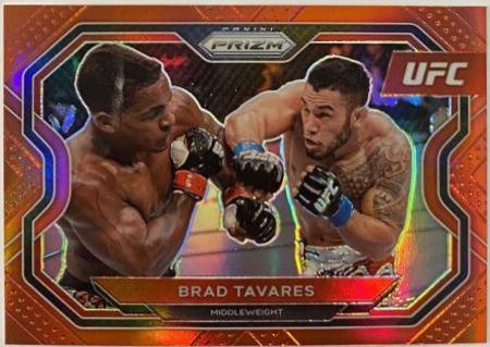 Brad Tavares 2021 Panini Prizm UFC Base #124 Red