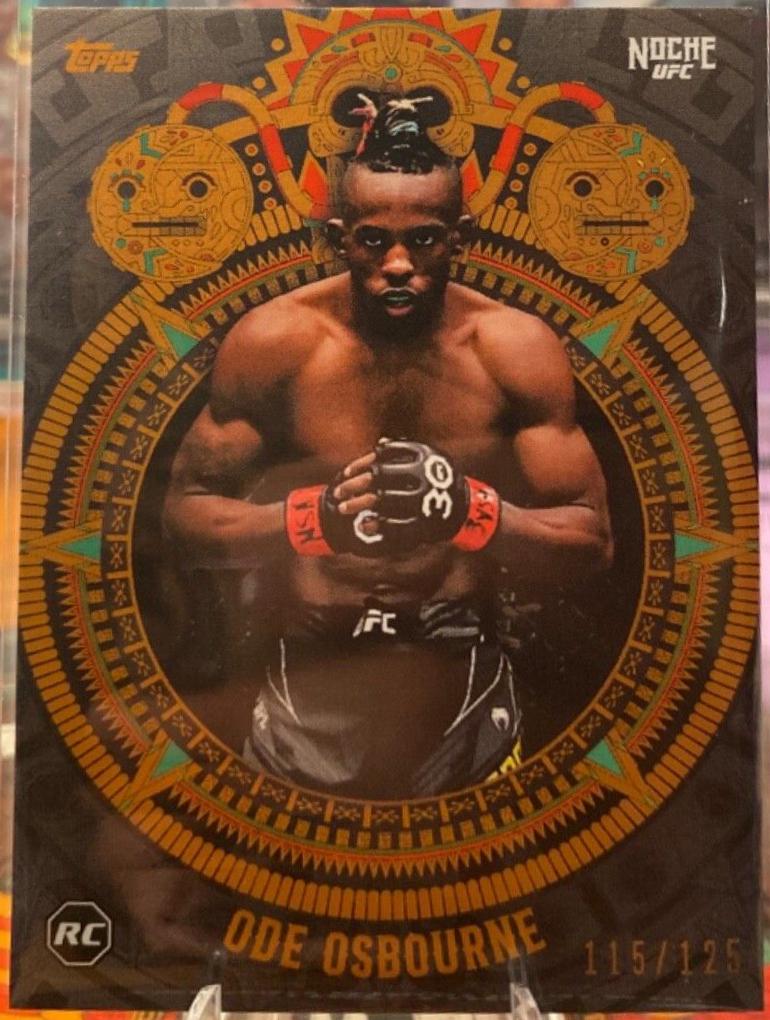 Ode Osbourne 2024 Topps Noche UFC Base #15 Silver