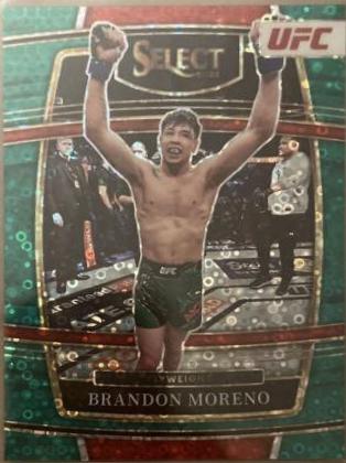 Brandon Moreno 2022 Panini Select UFC Concourse #95 Green Disco