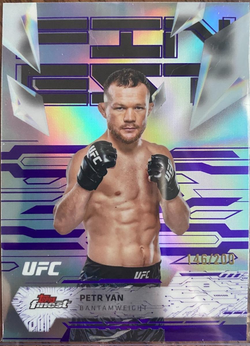 Petr Yan 2025 Topps Finest UFC Base Uncommon #105 Purple Refractor