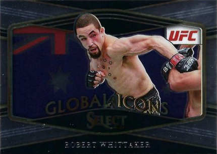 Robert Whittaker 2022 Panini Select UFC Global Icons #2 Black