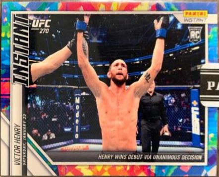 Victor Henry 2022 Panini Instant UFC Base #2 Versicolor