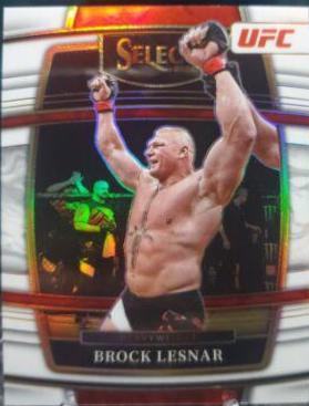 Brock Lesnar 2022 Panini Select UFC Concourse #100 Black Flash