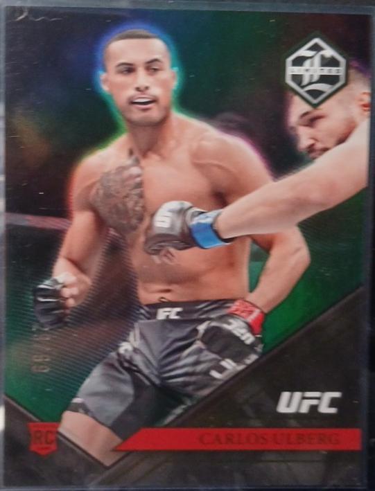 Carlos Ulberg 2023 Panini Chronicles UFC Base Limited #215 Green