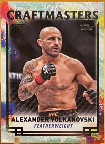 Alexander Volkanovski 2024 Topps Knockout UFC Craftmasters #CRM-10 Black