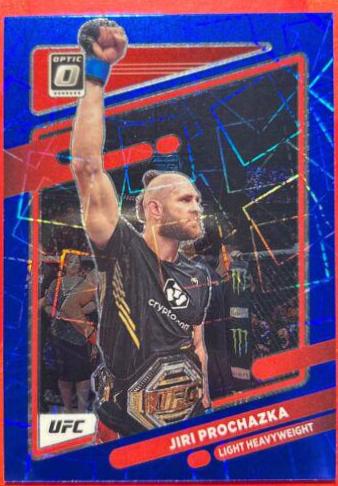 Jiri Prochazka 2022 Panini Donruss Optic UFC Base #86 Blue Velocity