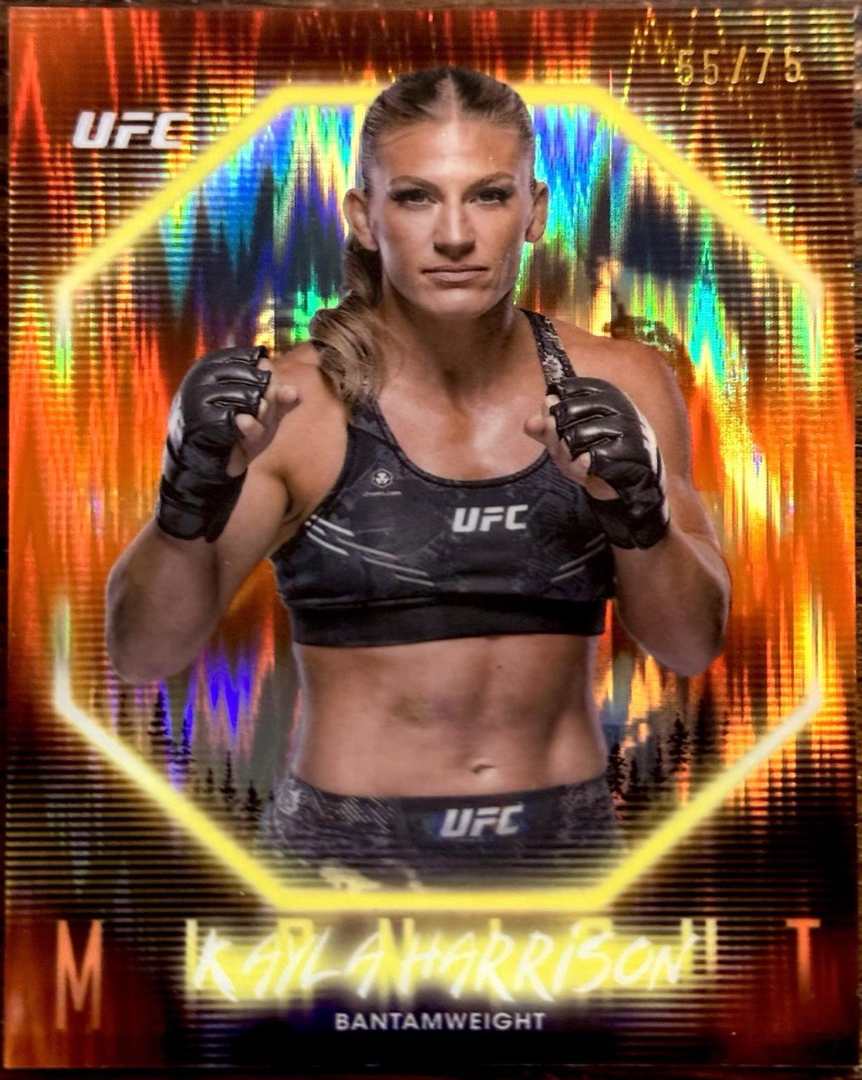 Kayla Harrison 2025 Topps Midnight UFC Base #26 Dusk