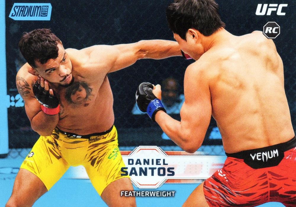 Daniel Santos 2026 Topps Stadium Club UFC Base #189 Light Blue