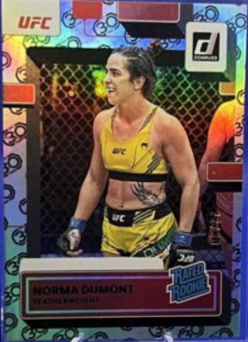 Norma Dumont 2023 Panini Donruss UFC Base #204 30th Anniversary