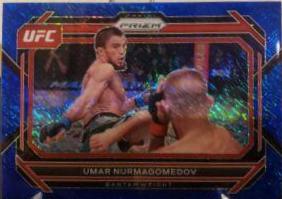 Umar Nurmagomedov 2023 Panini Prizm UFC Base #53 Blue Shimmer