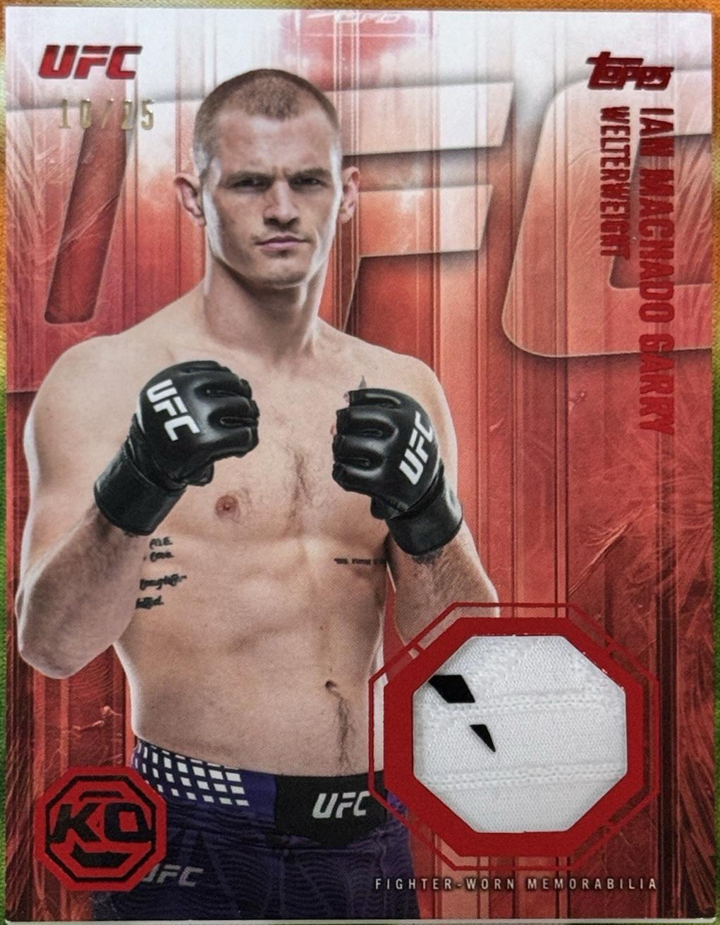 Ian Machado Garry 2026 Topps Knockout UFC Knockout Relics #KOR-IG Red