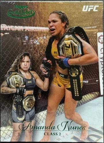 Amanda Nunes 2024 Topps Gold Label UFC Base Class II #34 Green