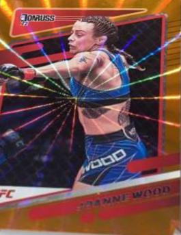Joanne Wood 2022 Panini Donruss UFC Base #2 Orange