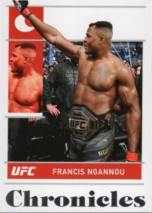 Francis Ngannou 2022 Panini Chronicles UFC Base Chronicles #33 Green