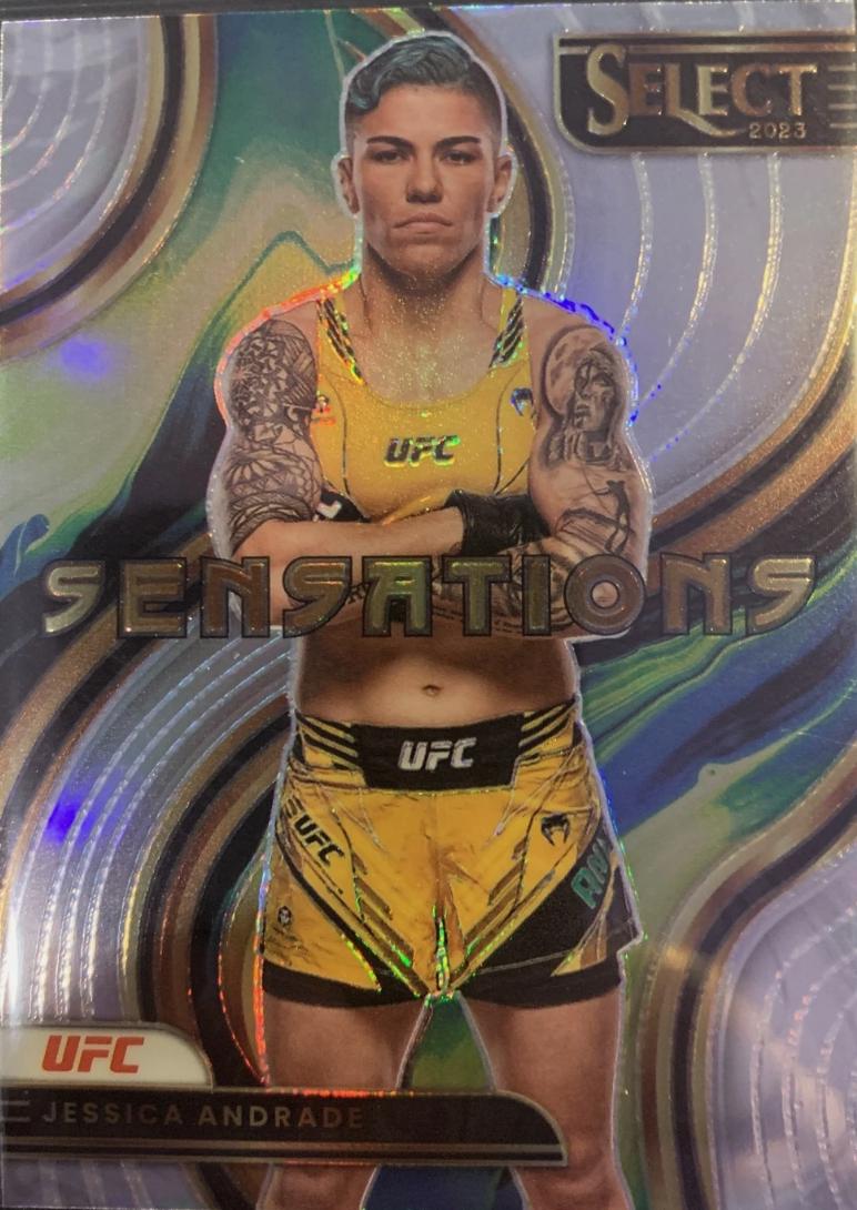 Jessica Andrade 2023 Panini Select UFC Sensations #6 Silver