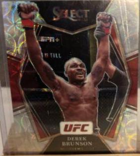 Derek Brunson 2022 Panini Select UFC Premier Level #114 Scope