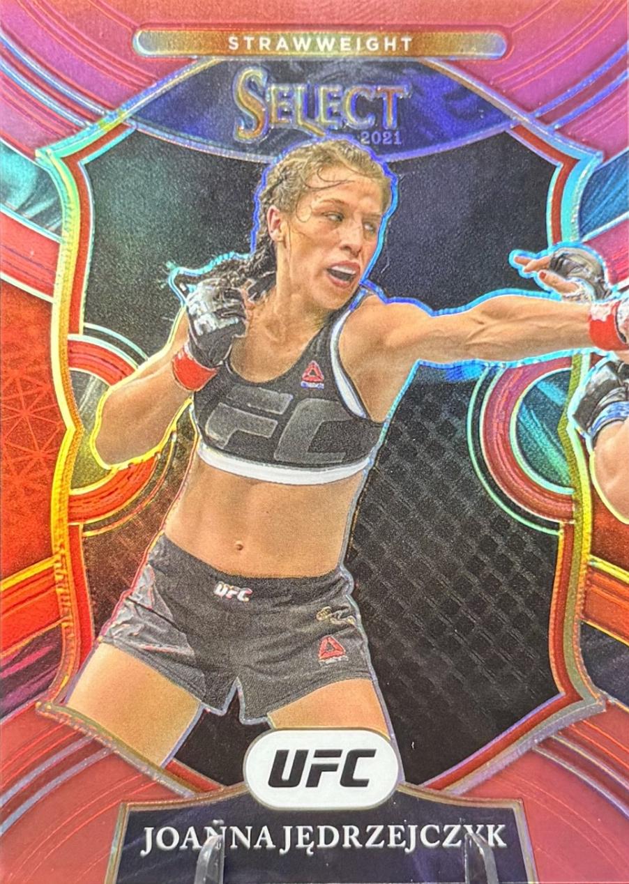Joanna Jędrzejczyk 2021 Panini Select UFC Concourse #45 Red