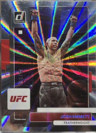 Josh Emmett 2023 Panini Donruss UFC Base #64 Laser