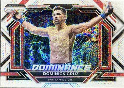 Dominick Cruz 2023 Panini Prizm UFC Dominance #6 White Sparkle