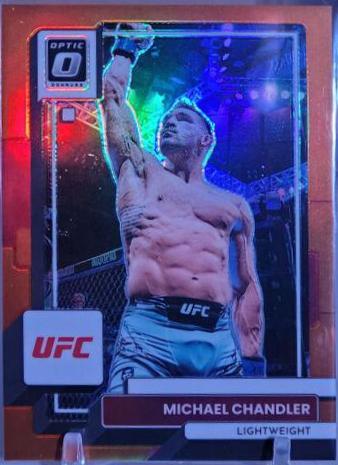 Michael Chandler 2023 Panini Donruss Optic UFC Base #91 Orange