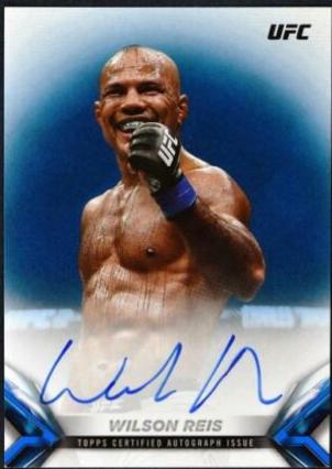Wilson Reis 2018 Topps UFC Knockout Knockoutautographs #KA-WR Blue