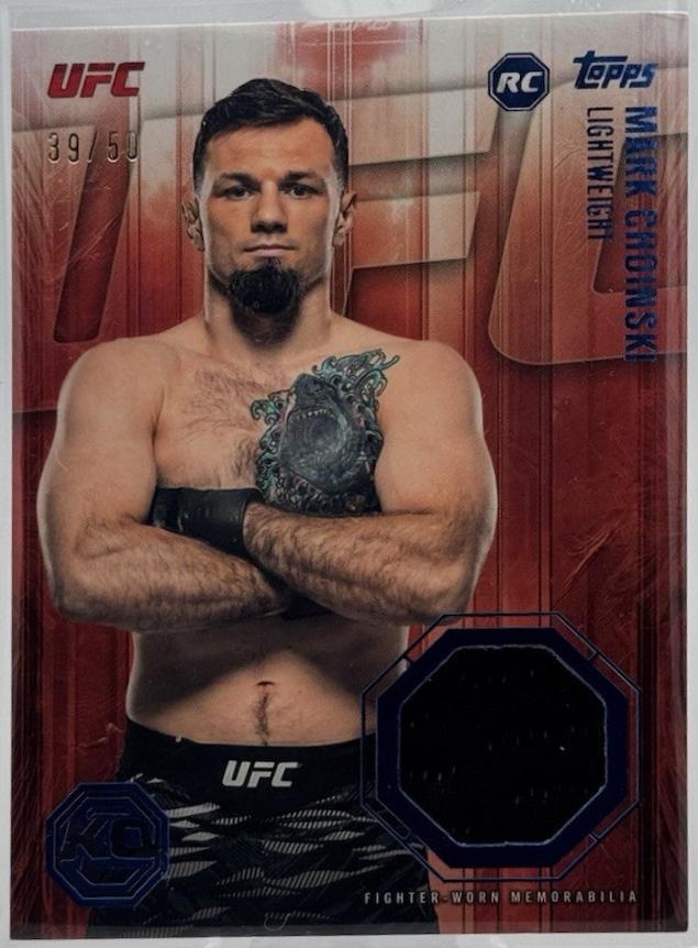 Mark Choinski 2026 Topps Knockout UFC Knockout Relics #KOR-CN Blue