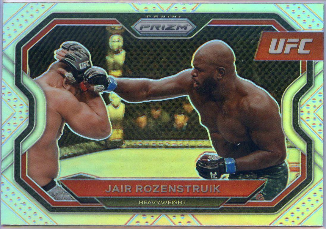 Jairzinho Rozenstruik 2021 Panini Prizm UFC Base #130 Silver