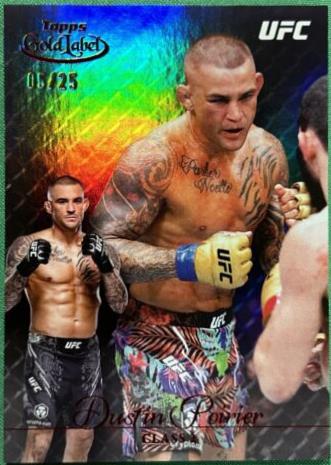 Dustin Poirier 2024 Topps Gold Label UFC Base Class II #15 Red