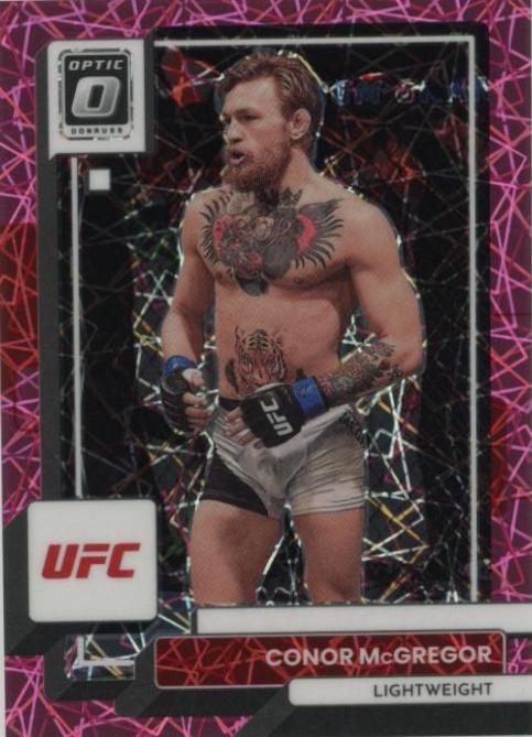 Conor McGregor 2023 Panini Donruss Optic UFC Base #86 Pink Velocity