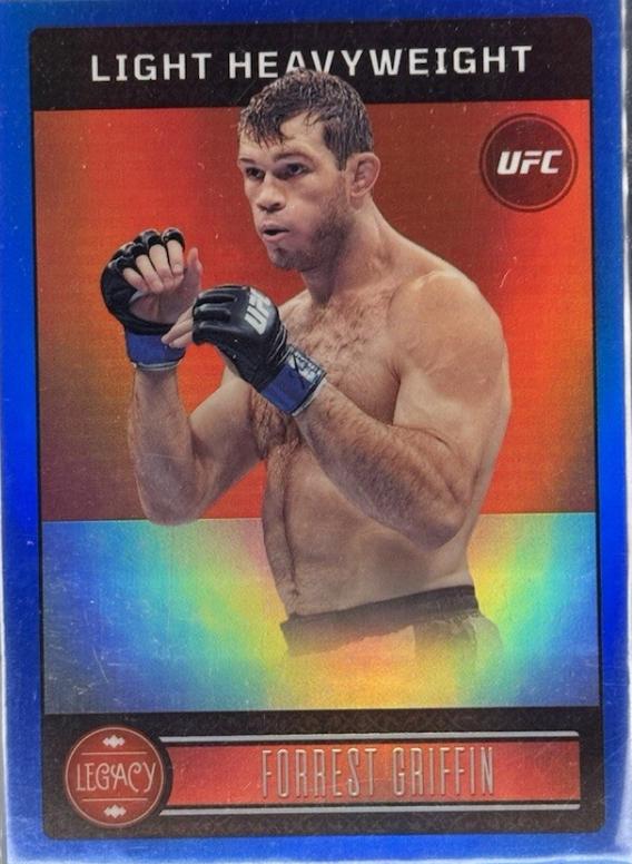 Forrest Griffin 2023 Panini Chronicles UFC Base Legacy Premium Edition #350 Blue