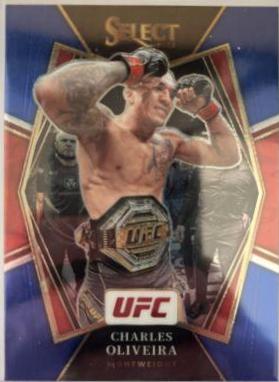Charles Oliveira 2022 Panini Select UFC Premier Level #141 Blue Prizm